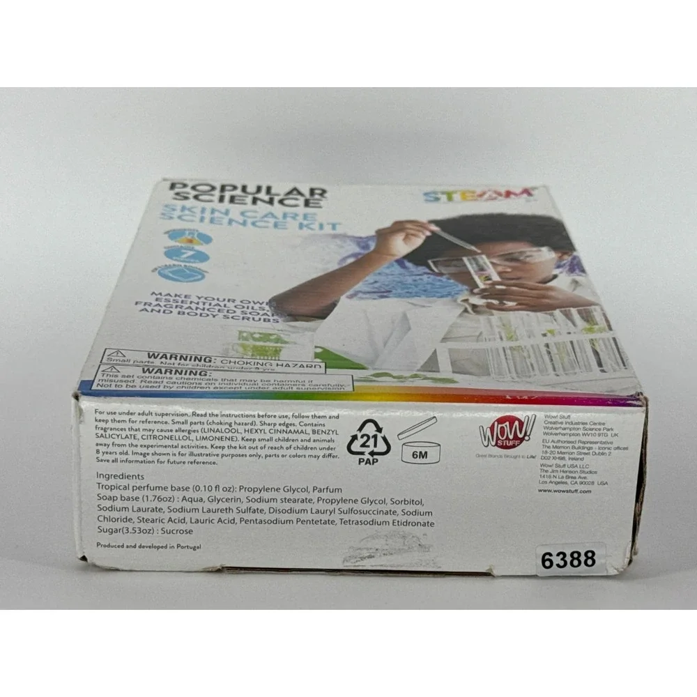STEAM Science Kit POPULAR Skincare Soap Lab DIY Kids Toy